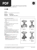 Type 3241 Globe Valve ANSI Version: T 8012 EN Series 240 Type 3241-1 and Type 3241-7 Pneumatic Control Valves