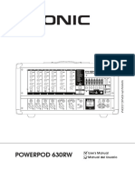 Powerpod 630Rw: User's Manual Manual Del Usuario