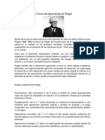 La Teoría Del Aprendizaje de Piaget