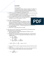 Free Cash Flow Valuation: Wacc FCFF V