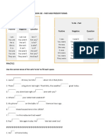 Verb To Be Worksheet