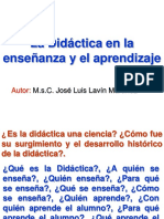 La Didactica en El Ens. y El Aprend.1