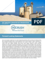 Hi-Crush 2017 Analyst & Investor Day Presentation