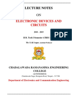 Electronic Devices and Circuits