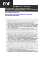 Adrenergic Receptor Blocking Agent