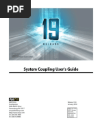 System Coupling Users Guide