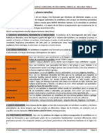 Tema 8. Identificación de Voces Patrimoniales, Cultismos, Semicultismos y Préstamos