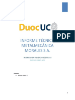 Informe Técnico Metalmecanica