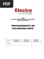 Procedimiento Soldadura Hdpe