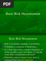 Basic Risk Measurement