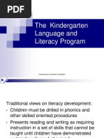 Language and Literacy Development