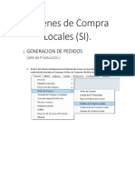 Órdenes de Compra Locales