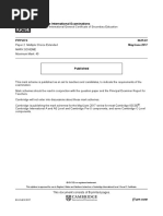 Cambridge International Examinations: Physics 0625/22 May/June 2017