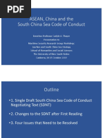 Thayer, ASEAN, China and The South China Sea Code of Conduct