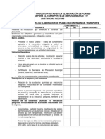 Anexo 12. LISTA DE CHEQUEO PAUTAS EN LA ELABORACIÓN DE PLANES DE CONTINGENCIA PARA EL TRANSPORTE 