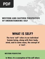 Western and Eastern Perspective of Understanding Self