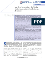 Fat Grafting To The Forehead-Glabella-Radix Complex and Pyriform Aperture - Aesthetic and Anti-Aging Implications