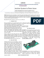 Animal Detection System in Farm Areas: Ijarcce