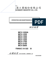 MCV1020A - 2600 Operation and Maintenance Manual V2 - 0 PDF