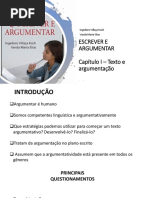 Escrever e Argumentar