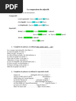 La Comparaison Des Adjectifs - 7 - Fiche Voc - Fiche de Travail