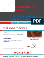 Software Quality Assurance - 2