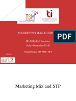 Marketing Mix and STP PDF