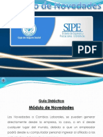 SIPE - Módulo de Novedades