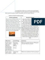 Objectives Level & Type Questions