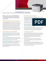 Lexmark MS310/MS410 Series: Monochrome Laser Printers