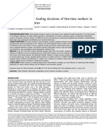 In Uences On Infant Feeding Decisions of First-Time Mothers in Five European Countries