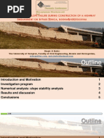 Case Study of Slope Failure During Construction of A Highway Embankment On Bypass Enica Bosnia Herzegovina