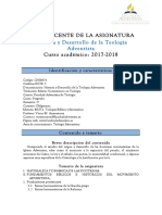 CHIS674 Historia y Desarrollo de La Teología Adventista Guía Docente PDF