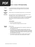 Activity 5-1: Scenario-PCR Sample Handling: Purpose