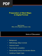 Preparation of Ward Maps in Digital Format Map Division Presentation India