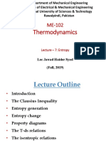 Thermodynamics: Lecture - 7: Entropy