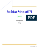 Fast Poisson Solvers and FFT: Tom Lyche