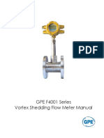 F4001 Vortex Flowmeter Manual