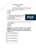 Evaluacion Final de Geografia 9°