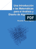 Una Introduccion A Las Matematicas para El Analisis y Diseño de Algoritmos - Ricardo Perez Aguila