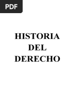 Temario Historia Del Derecho