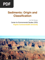 Sediments Origin and ClassificationAMS