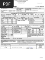 Electricity Bill Duplicate Bill: Account No: 2551001000