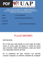 FLujo Maximo