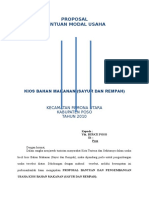 Proposal Pengembangan Usaha (Sulewana)