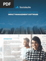 Why Your Organisation Needs: Impact Management Software