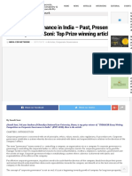 Corporate Governance in India - Past, Present & Future by Sonali Soni: Top Prize Winning Article - I