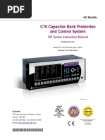 C70 Capacitor Bank Protection and Control System: UR Series Instruction Manual