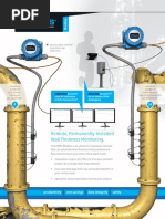 Remote, Permanently-Installed Wall Thickness Monitoring.: Up To 32 Daisy-Chained Transmitters Per Cable Drop