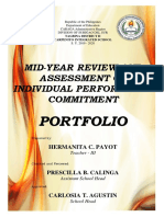 Editable Mid Year Review Portfolio 1 Cover Page 2